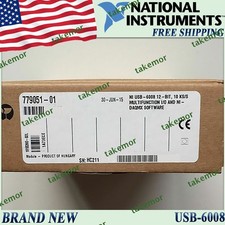 New in Box USB-6008 National Instruments USB 6008 NI US Stock Same Day Free Ship