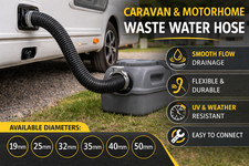 Caravan Motorhome Waste Water Hose Flexible Corrugated PVC Suction Hose