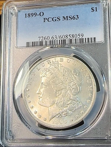 1899-O Morgan Dollar PCGS MS63 Blast White Beaut, New Slab Best Price Ebay* CHRC