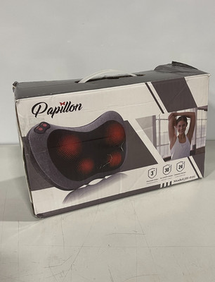 Papillon 3D Shiatsu Massager With Heat Pillow AC/DC Powered JH-016