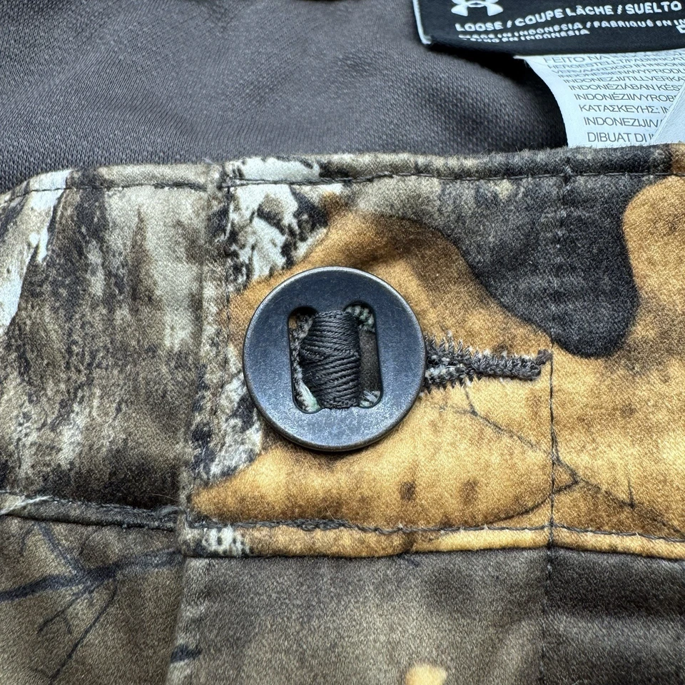 Under Armour Men's XXL Cold Gear Loose Fit Real Tree Edge Camo Hunting Pants - Image 4 of 4