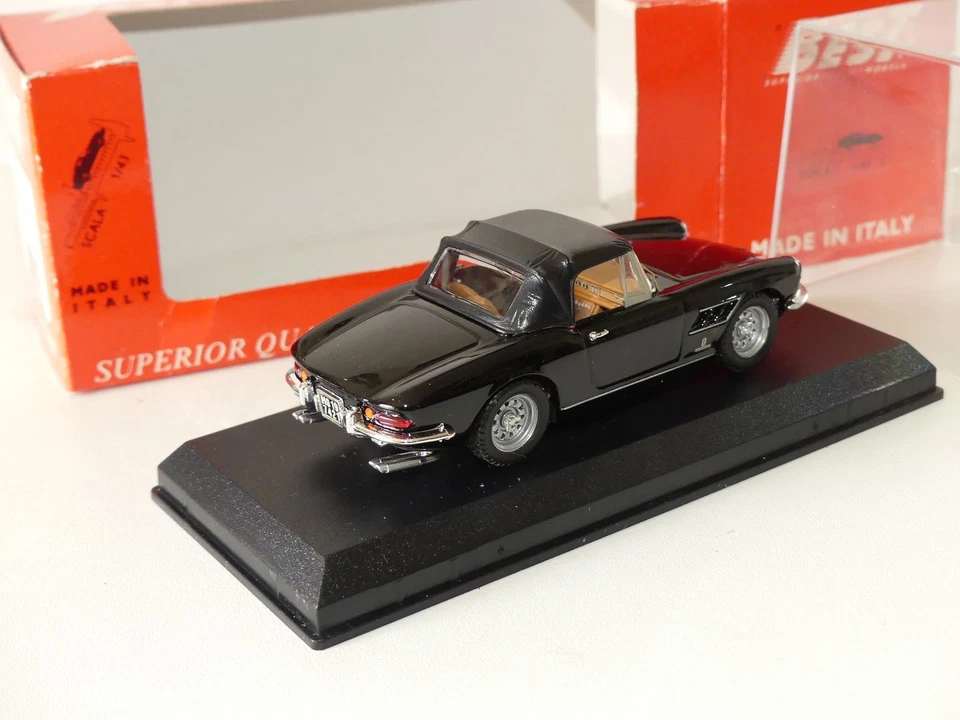 FERRARI 330 SPYDER AVEC CAPOTE Noir BEST 9138 1:43 - Photo 2/2