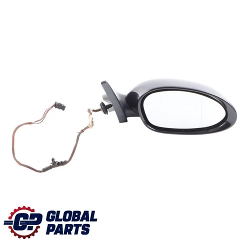 BMW Z4 E85 Wing Mirror Side View Heated Right O/S Black Sapphire Metallic 475