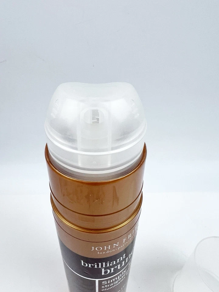 John Frieda Brilliant Brunette Simply Sleek Straightening Balm 3.8 oz New - Image 2 of 4