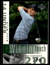 2002 Upper Deck #WT10 Mike Weir Winning Touch