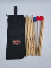 Heavy Ready Lot of 11 Drum Stick Bag Vic Firth Protec PT Handle SDI 5BN Classic