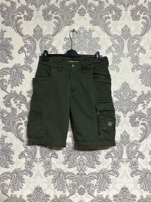 Engelbert Strauss Motion Ten Workwear Shorts Mens Size 48 Green Cargo