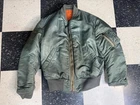 Vintage US Military MA-1 Bomber Flight Flyer’s Man Jacket Sz S Vietnam 1967