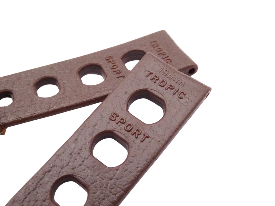 Bracelet Band Tropic Sport Marron (brown) 19mm Vintage (ref 23319) NOS - Photo 4/4