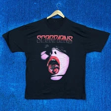 Scorpion the Deadly Sting Album Art Heavy Metal Band Tee XL
