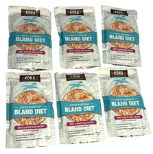 KOHA Limited Ingredient Bland Diet for Dogs, Beef & White Rice - 6x 12.5oz Packs