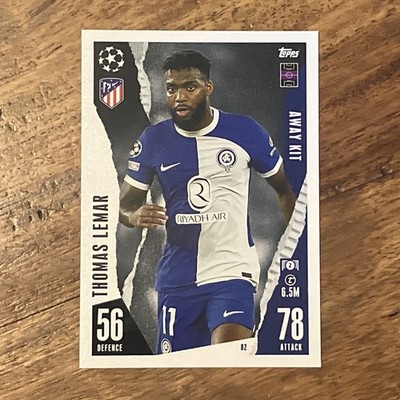 Match Attax Extra 2023/24 Thomas Lemar Auswärtstrikot (Beschreibung lesen)
