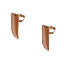 2 St&uuml;ck Flaggenhalter aus PU-Leder f&uuml;r Pferdesattel &ndash;