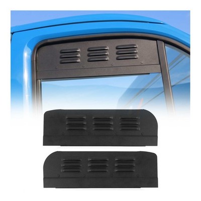 Lüftungsgitter Be & Entlüftung für Renault Master 2 1998-2010 Alu Schwarz 2tlg