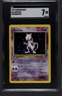 1999 Pokemon Mewtwo 10/102 Base Set Holo SGC 7 (NM)