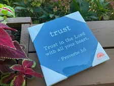 Bible Verse Wall Plaque - TRUST