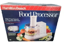 Vintage Hamilton Beach Food  Processor 702R New Old Stock Open Box New 