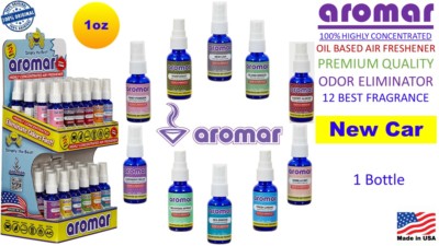 BUY 2, GET 1 FREE   AROMAR 100% OIL HIGHLY CONCENTRATED AIR FRESHENER NEW CAR 1