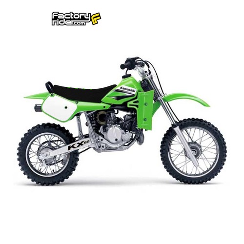 Empuñadura cubierta Kawasaki KX 1982-2002 60 asientos todo negro/costillas verdes #115 - Imagen 6 de 6