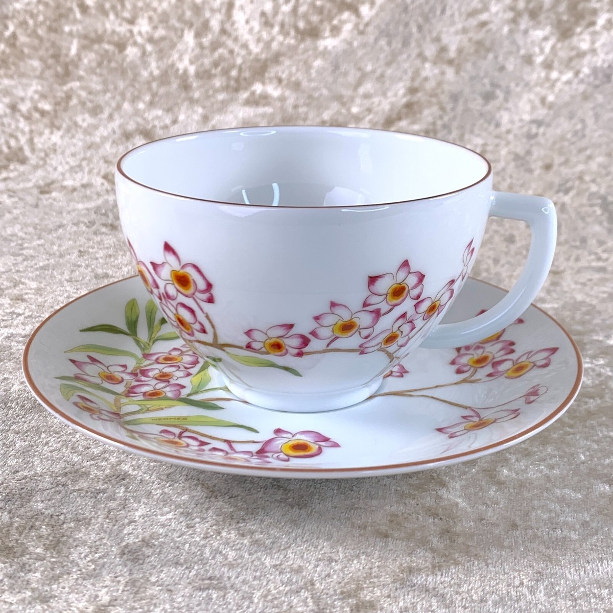 HERMES Jardin des Orchidées 陶器皿 Hermes Jardin des Orchidees Porcelain Dinnerware - Ark