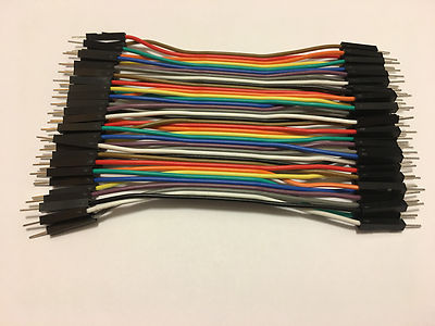 10 cm male to male jumper wires for Raspberry Pi, Arduino, breadboard projects