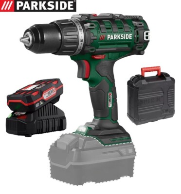 Parkside 20V Cordless Drill Driver With Battery Brand