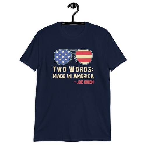 T-Shirt Sleepy Joe Biden Two Words, Made in America FJB Unisex - Bild 4 von 7