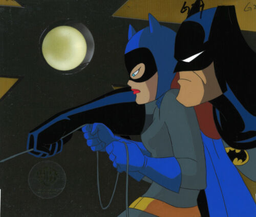 Celda de producción original de serie animada de Batman Batman + Batgirl-Shadow  of the Bat2 | eBay