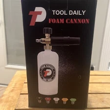 Tool Daily Foam Cannon with 1/4 Inch Quick Connector, 1 Liter, 5 Pressure Washer