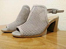 * American Rag *  Gray * Open Toe * Slingback * Mules * Women's Size 6