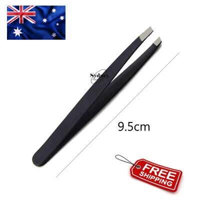 MEDSPO Black Color Tweezers Eyebrow Hair Removal Face Cleaner Beauty Tools
