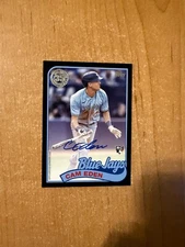 2024 Topps Update - Cam Eden - Black 1989 Topps On Card Auto #d /199