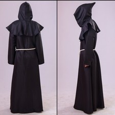 Priest Male Christian Cloaks Medieval Monk Clothes Halloween Party Cosplay Decor