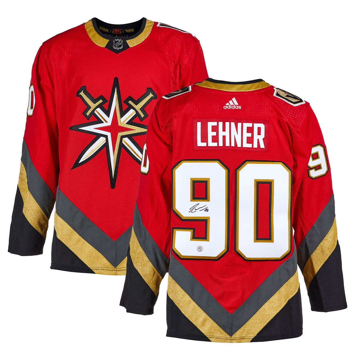 red golden knights jersey adidas