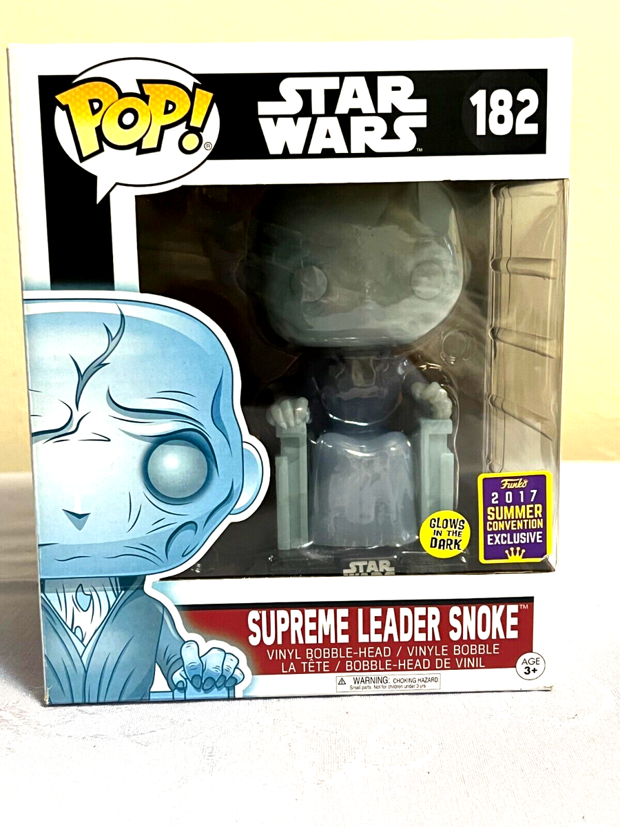Funko Pop! Star Wars 182 Supreme Leader Snoke SDCC 2017 Exc Glow 