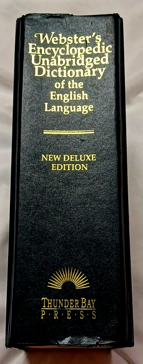WEBSTER'S ENCYCLOPEDIC UNABRIDGED DICTIONARY OF THE ENGLISH