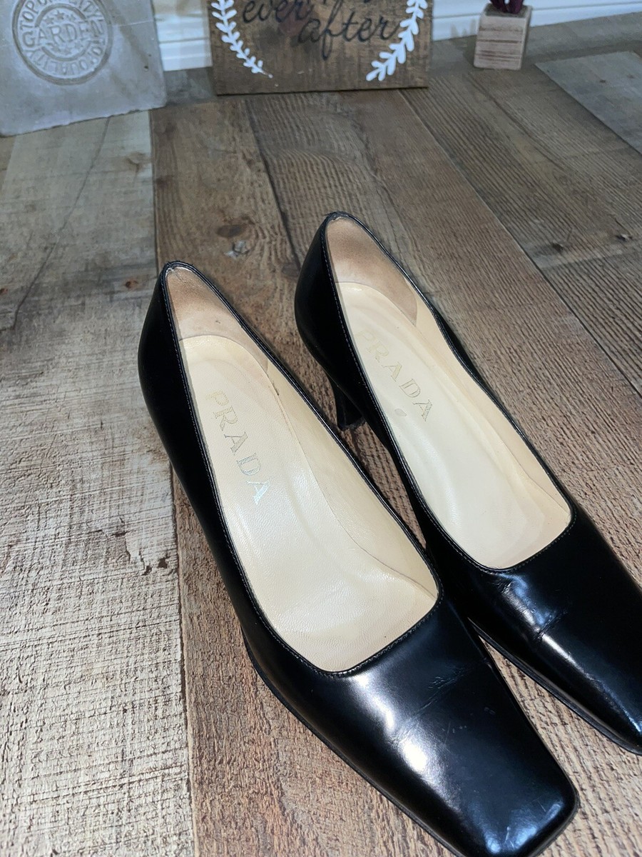 靴 PRADA square toe heels 37 s-l400.jpg
