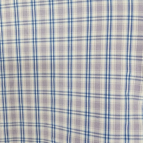 Men's Blue/Purple Untuckit Plaid Reg Fit Long Sleeve Button Up Shirt Size XXL - Picture 2 of 8