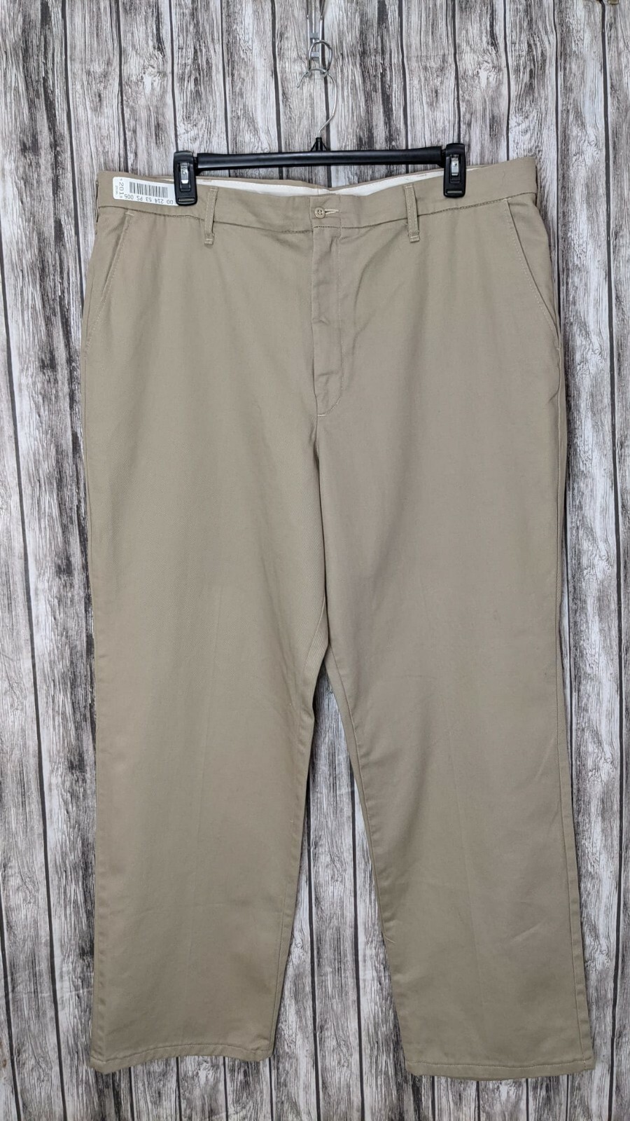 Men's Tan Khaki Chino Uniform Uni First Pants Size 44… Gem