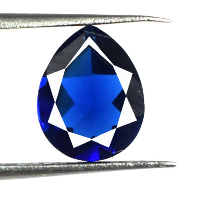 2 Ct Ceylon Blue Sapphire Pear Gemstone Natural VS Clarity AGI Certified