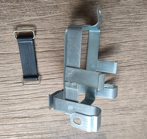 Iron Battery Bracket Tray and Strap For Some HONDA Dax CT70 ST70 12v Bikes - Picture 4 of 5