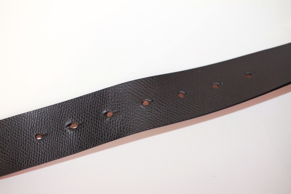 Michael Kors Black Leather Belt with Logo Buckle Size (M) | eBay