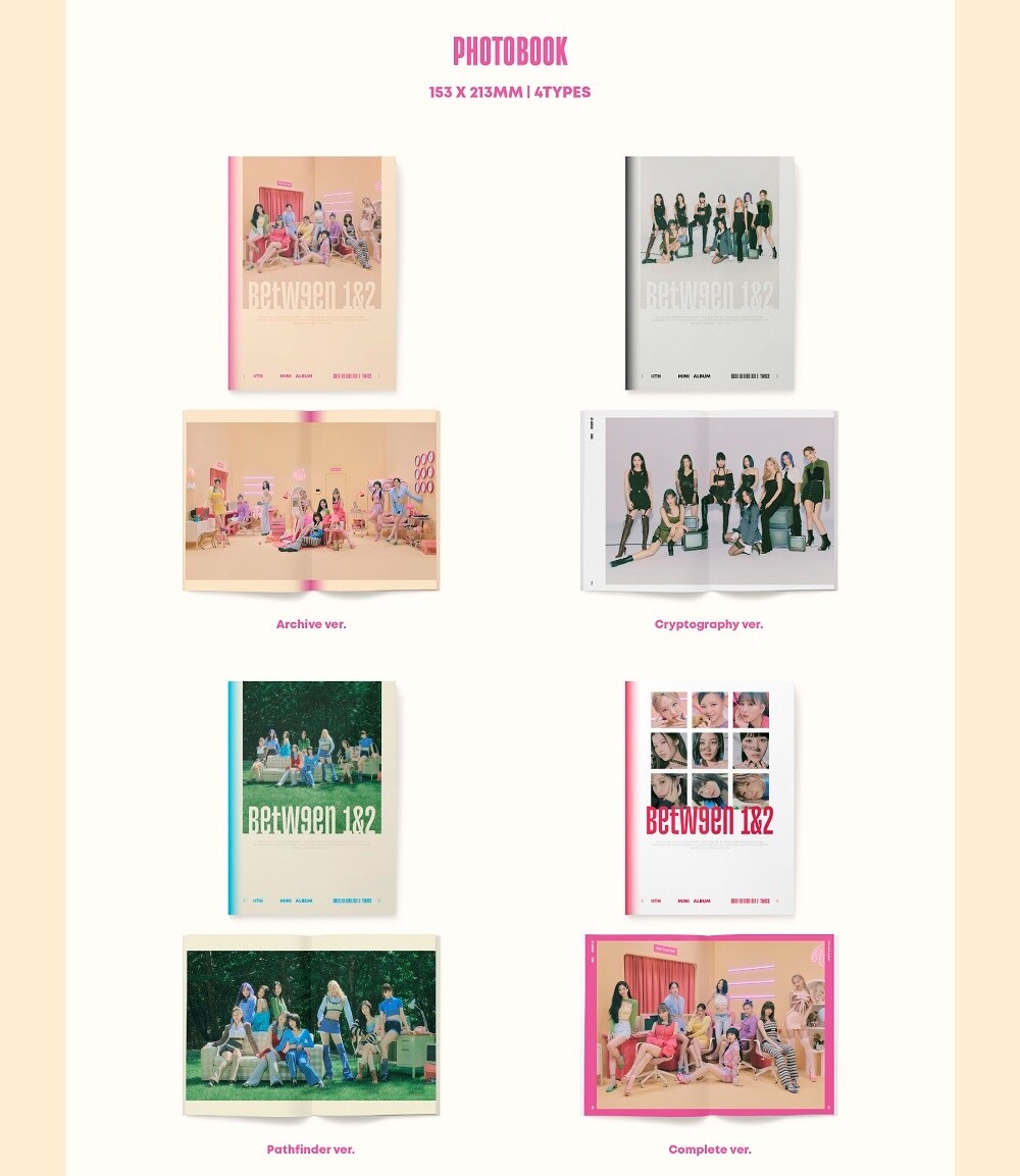 twice between1&2 全種セット 商品詳細ページ | ONCE JAPAN OFFICIAL SHOP | TWICE 11TH MINI