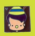 Disney’s Pinocchio Character faces square PIN, hidden Mickey, #3 of 6 in series  — photo 1