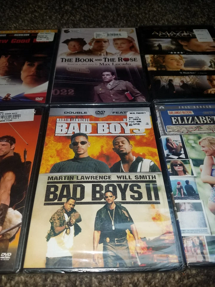 DVD LOT: 6 Different Movies: New & Sealed Tom Cruise Will Smith Amazing Grace  - Imagem 3 de 4