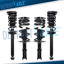 Front Rear Struts w/Coil Spring for 1999-2005 Pontiac Sunfire Chevrolet Cavalier