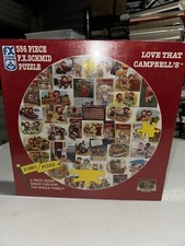 Rare Vintage 'Love That Campbell's'  FX Schmid Circular Puzzle 1996 Brand New