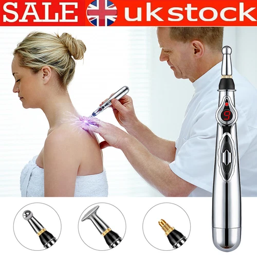 Electronic Acupuncture Pen Meridian Point Energy Pain Relief Therapy Massage UK - Picture 1 of 18