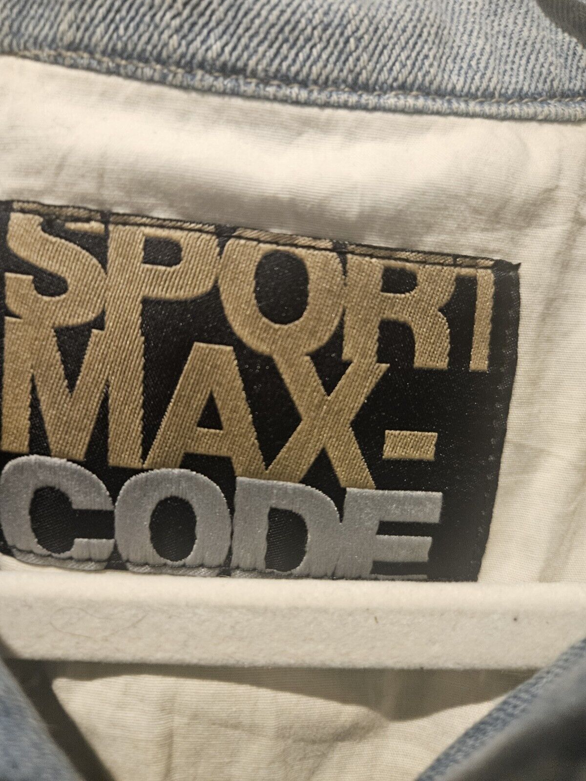 Max MARA  SPORT MAX CODE DENIM JACKET UK4 - image 5