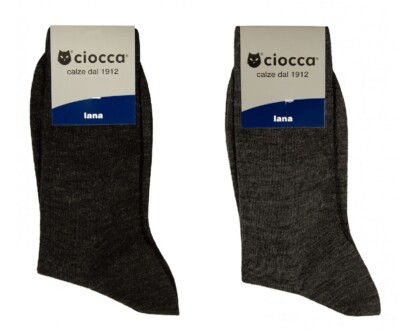 1 Paar Herren Socken Halbsocken 80% Wolle CIOCCA Artikel 888/1